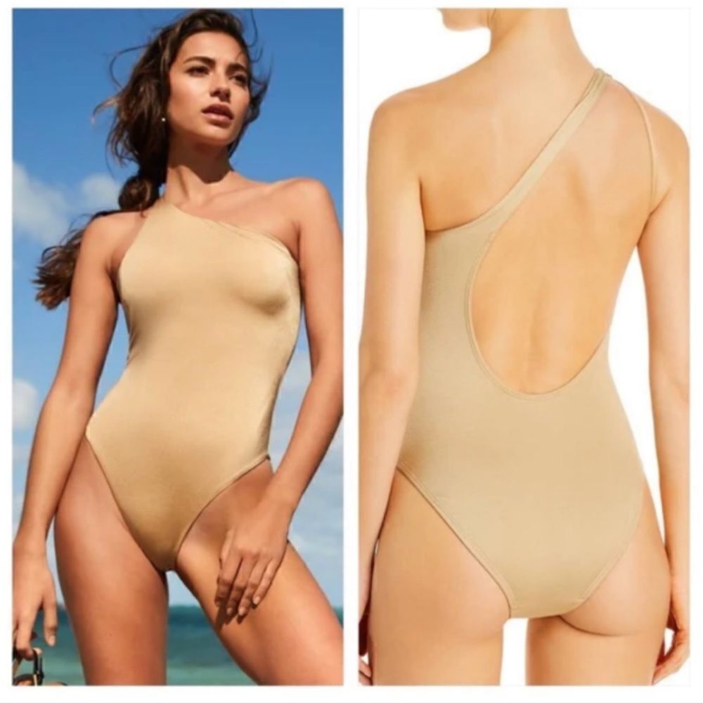 NEW Peixoto Sasha Asymmetric One Piece Swimsuit size Small / S